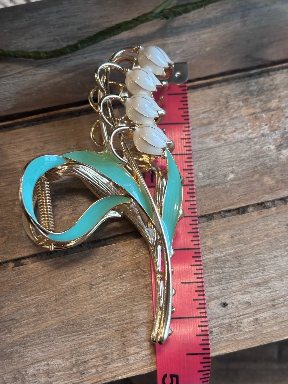 GORGEOUS FLOWER DESIGNER HAIR CLAW BOHO NEW